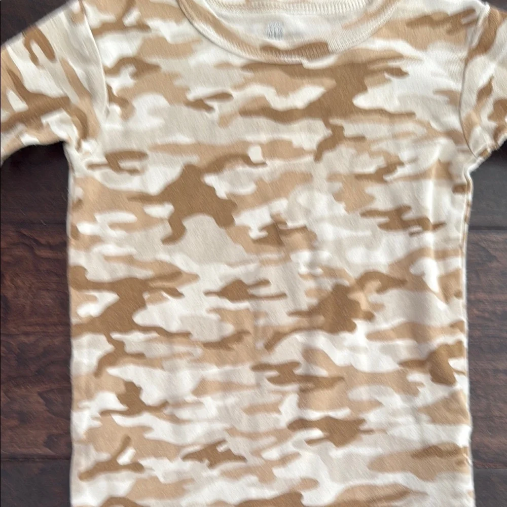 Baby GAP Gender Neutral Comfy Cozy Cotton Camo Print Pajamas!